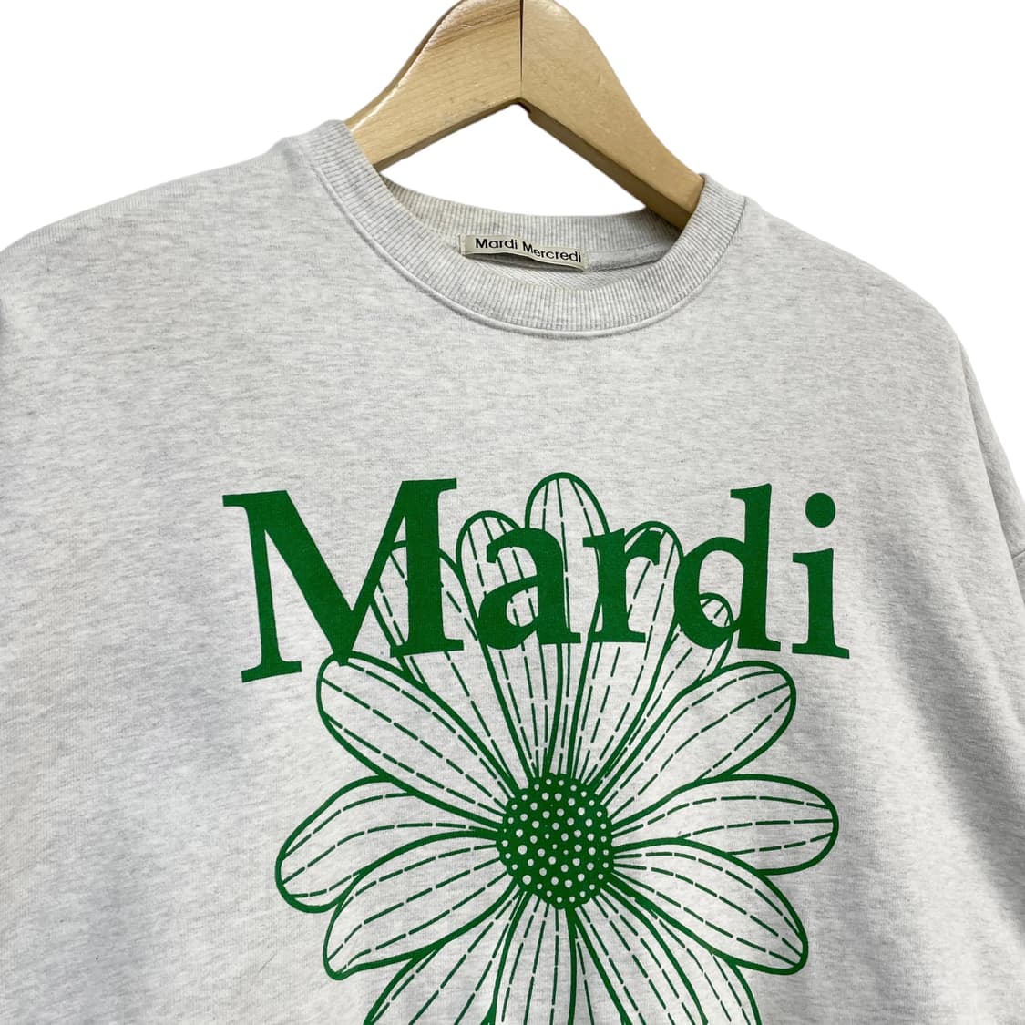 마르디 메크르디 플라워 맨투맨 상품이미지2