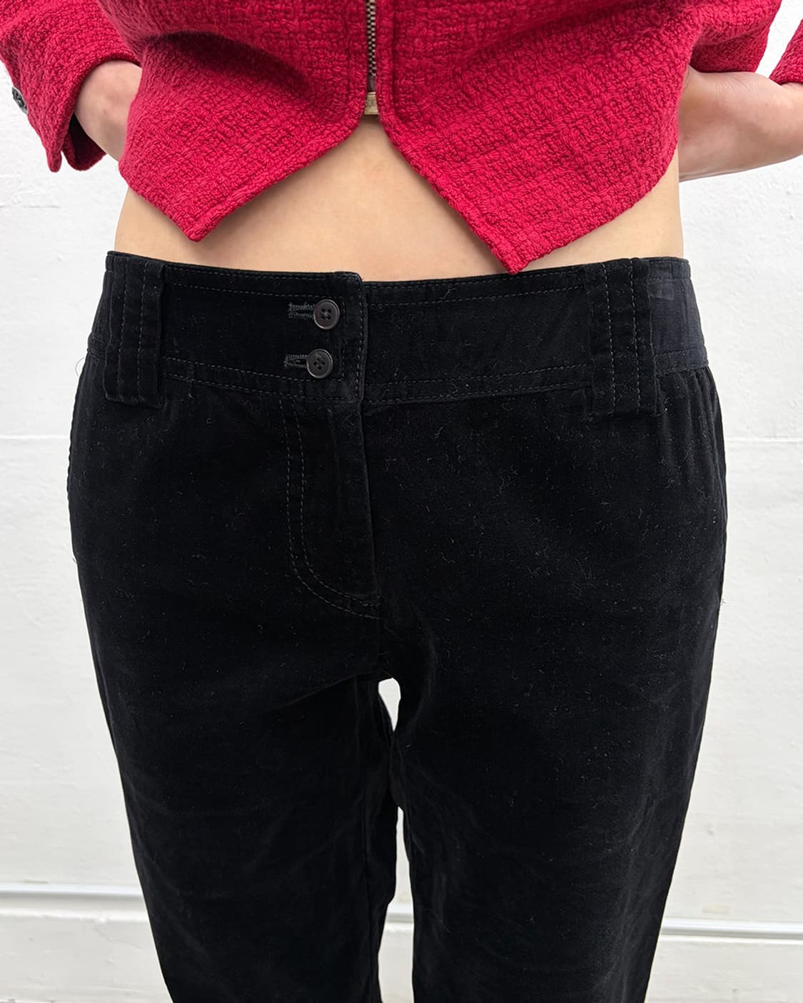 DKNY 벨벳 트라우저 상품이미지4