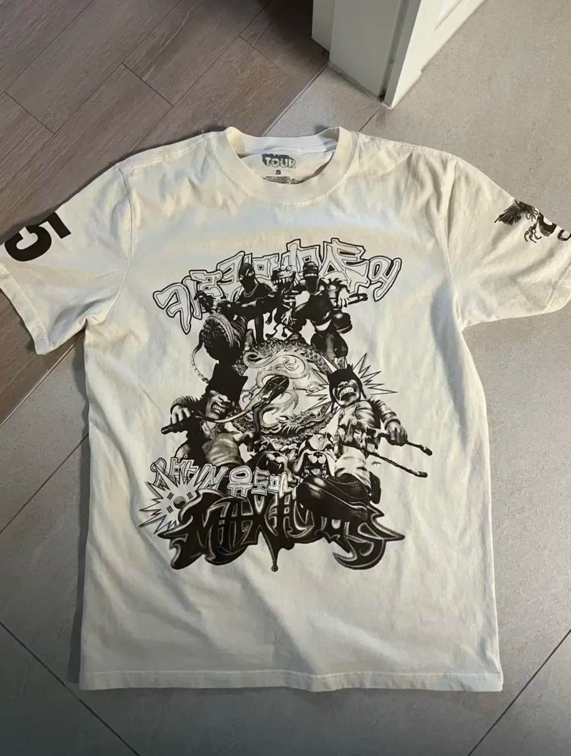 새상품)트래비스 스캇 md 머천 내한 티셔츠 상품이미지1