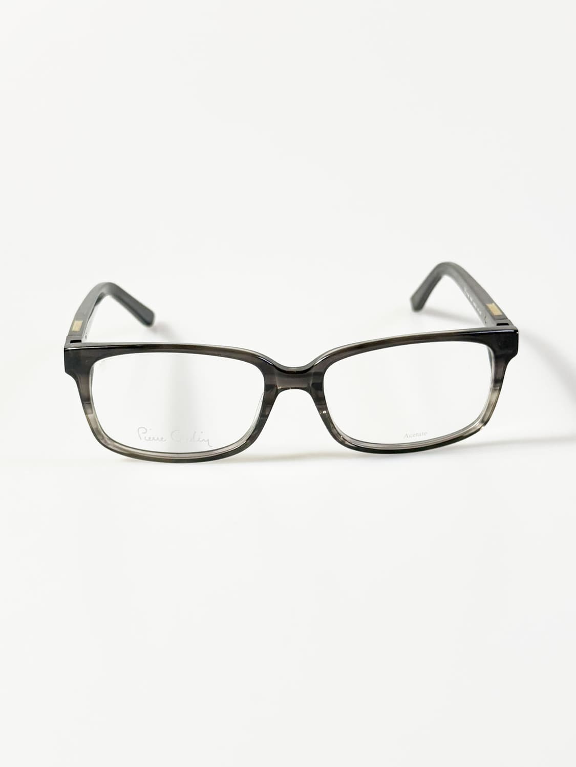 PIERRE CARDIN 스모크 그레이 뿔테 스퀘어 빈티지 안경 상품이미지2