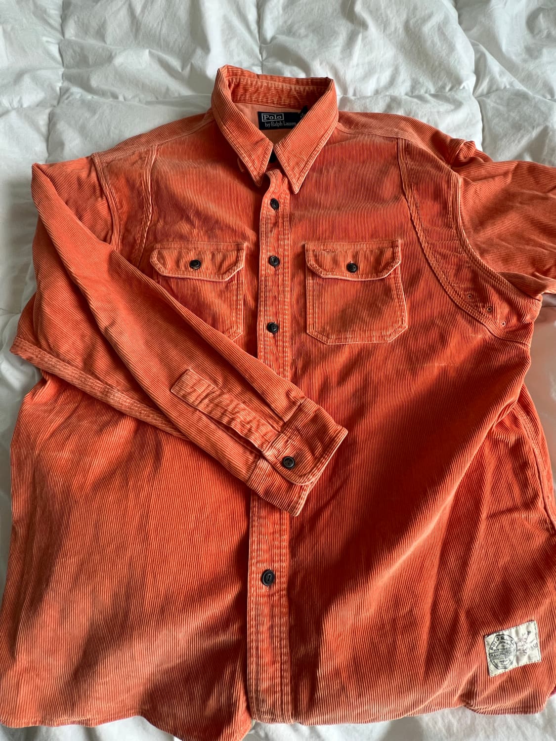 정품 폴로 골덴 블라우스 상품이미지1