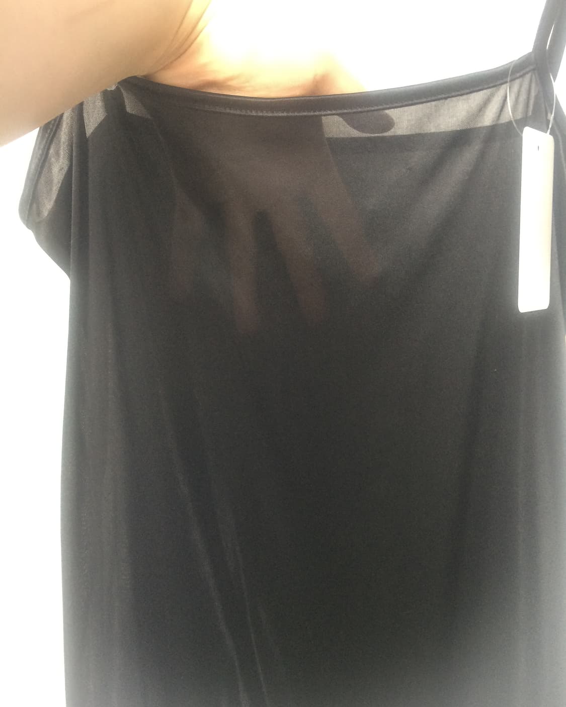 Leopard pattern frill point sleeveless o 상품이미지2