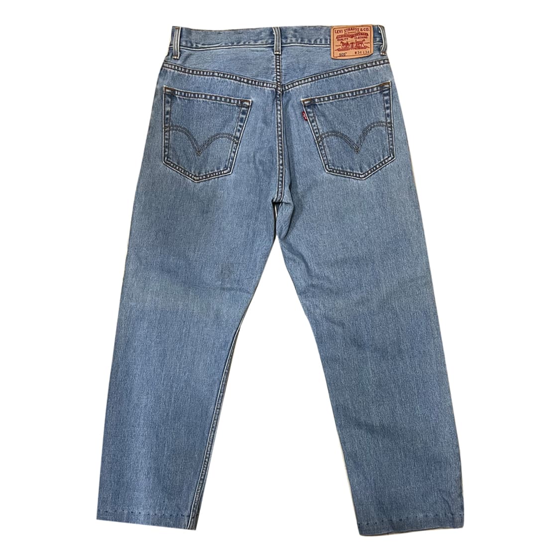 00s 리바이스 505 레귤러핏 연청 데님 팬츠 청바지 34 상품이미지3