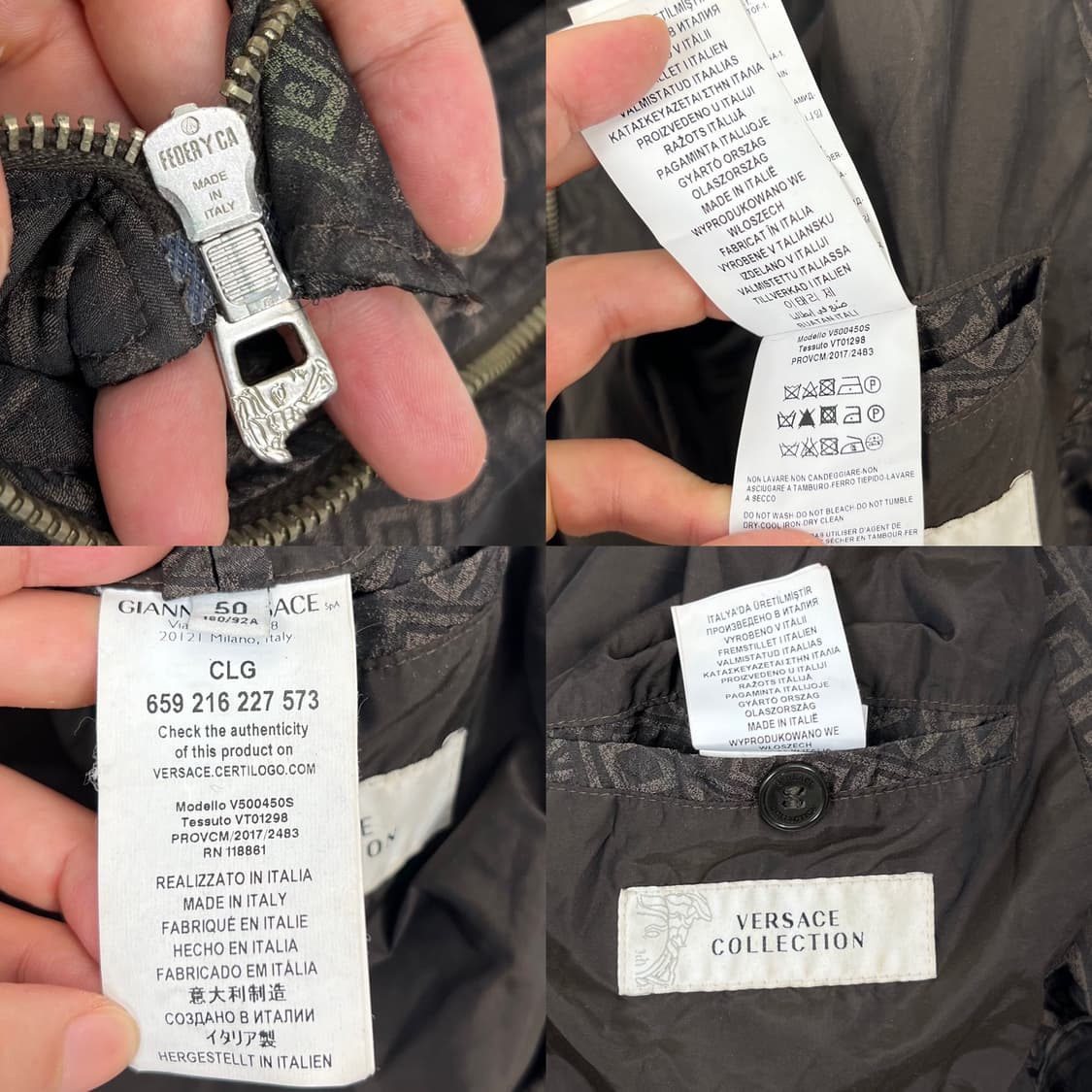 Versace 지아니 베르사체 블루종 자켓 상품이미지8