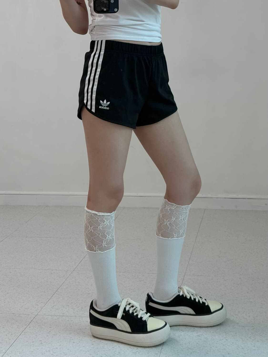 아디다스 블랙 숏팬츠 상품이미지3
