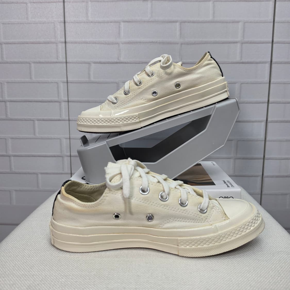 컨버스 x 플레이 꼼데가르송 척 테일러 스니커즈 운동화 신발 230사이즈 상품이미지5