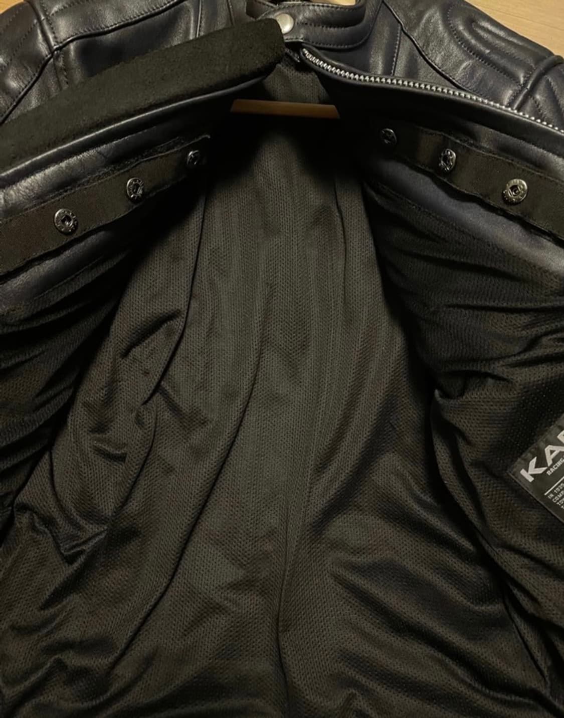 kadoya 카도야 레더 바이커 레이싱 자켓 상품이미지2