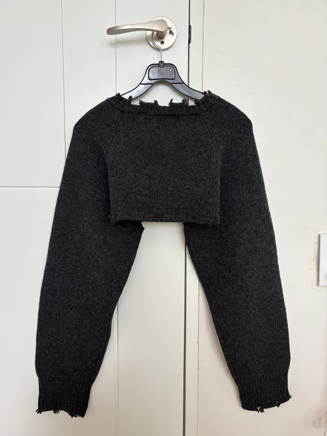 [더오픈프로덕트] 챠콜 볼레로 상품이미지4