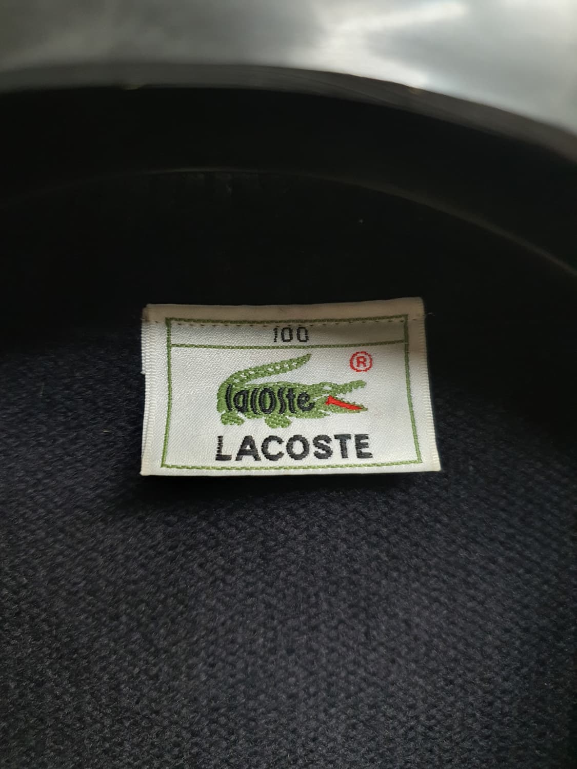 라코스테 클래식 블랙 가디건 105 상품이미지3