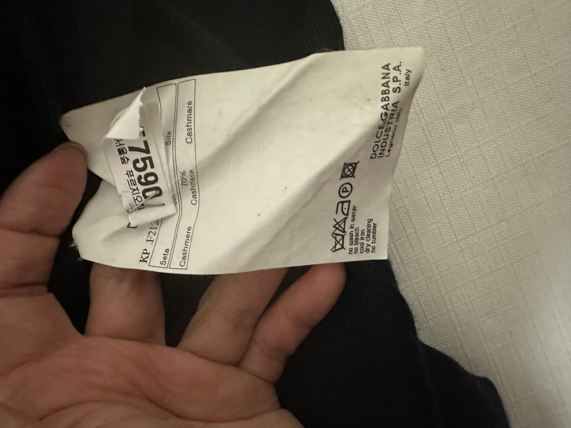 돌체앤가바나 블라우스XS 블랙 상품이미지9