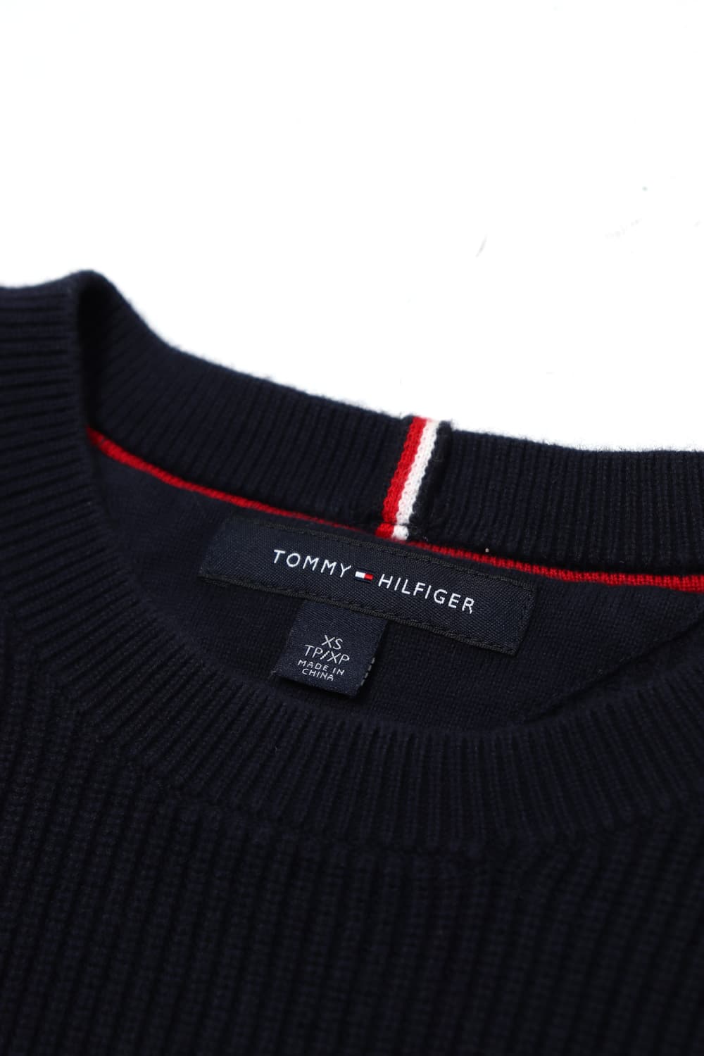 TOMMY HILFIGER 배색 니트 women XS 상품이미지4