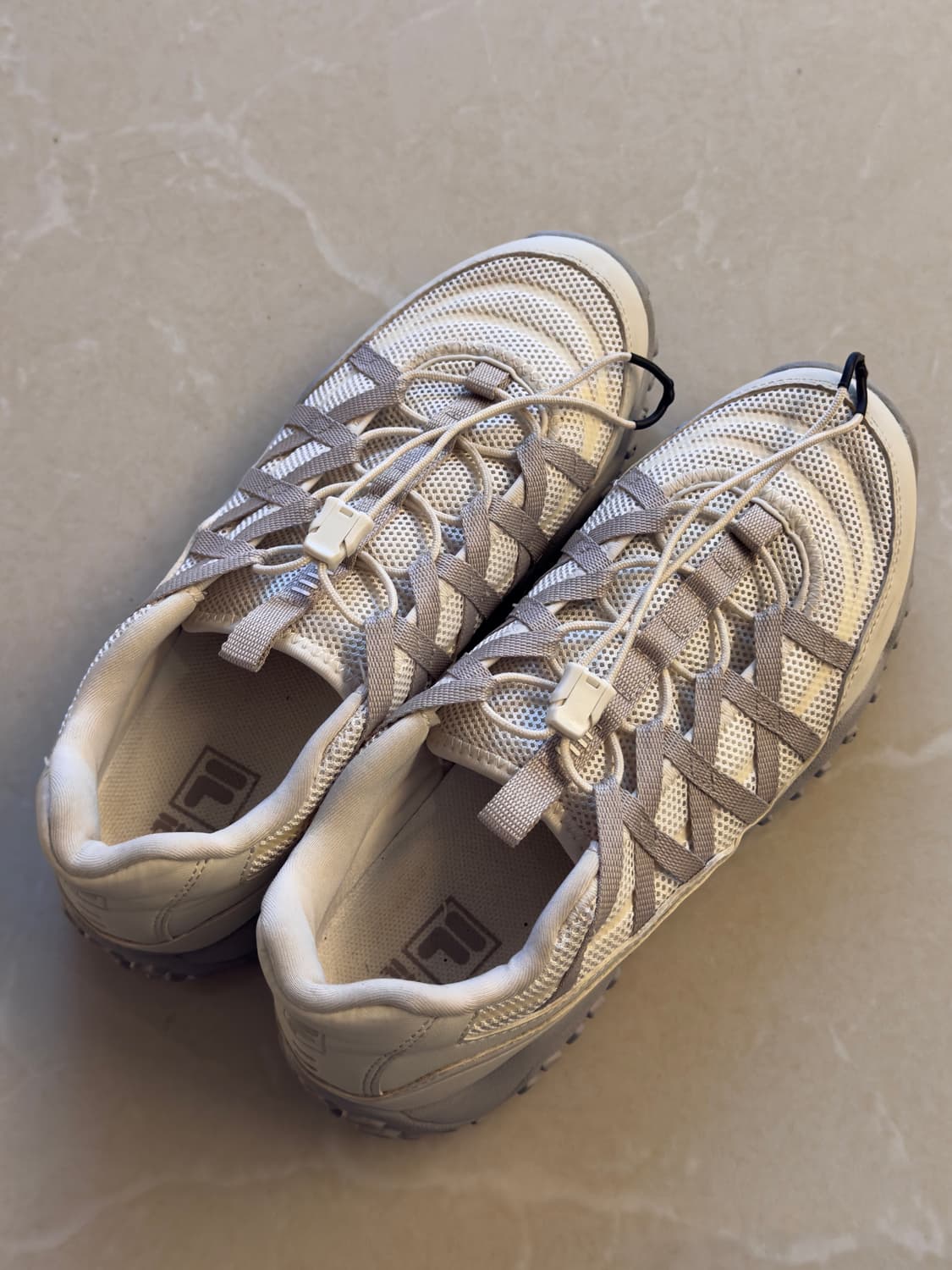 [250] 휠라 에샤페 레이스 운동화 베이지 상품이미지3