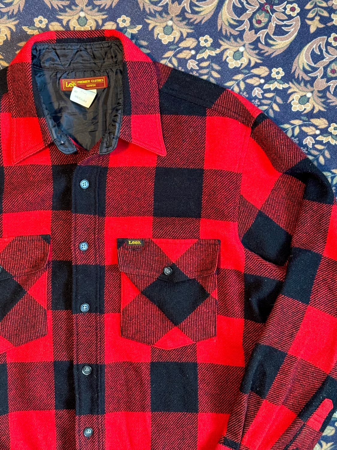 일본판 리 버팔로체크 울 플란넬 워크셔츠 상품이미지2