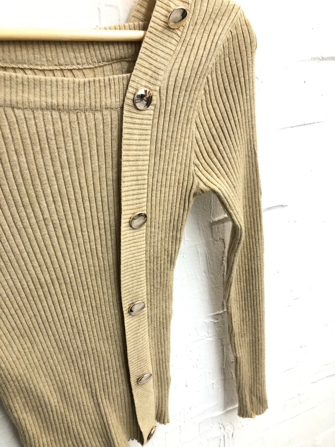 gold buttons knit 상품이미지5