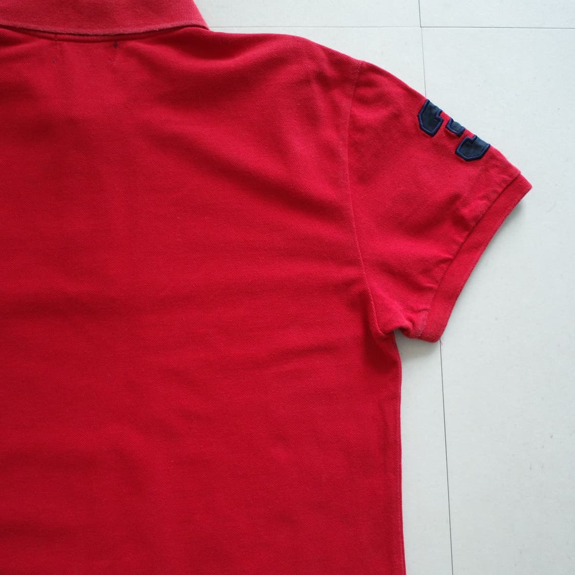 90s 폴로 오리지널 MADE IN USA 빅포니 카라티 XL 상품이미지9