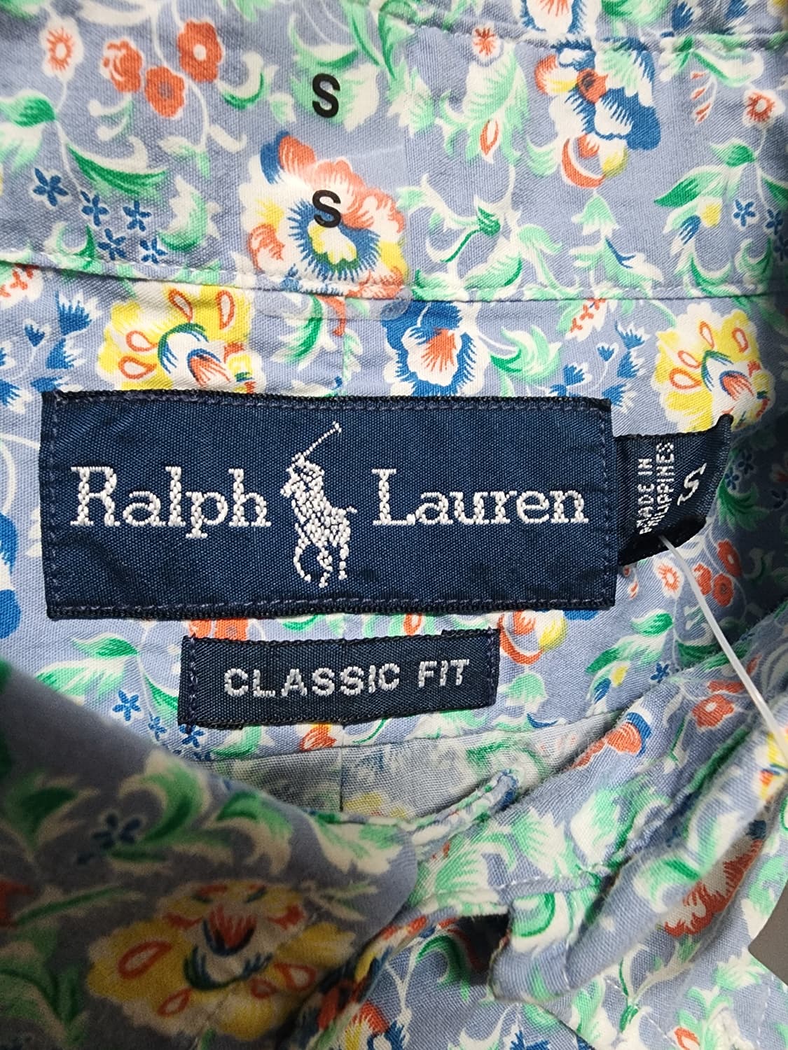 미사용) 90s 빈티지 랄프로렌 플로럴 반팔 셔츠 상품이미지6