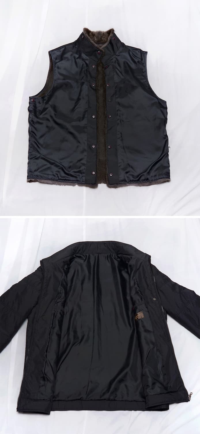 코오롱 브렌우드 디테처블 모피 라이너 투인원 패딩 자켓 (105+) 상품이미지4