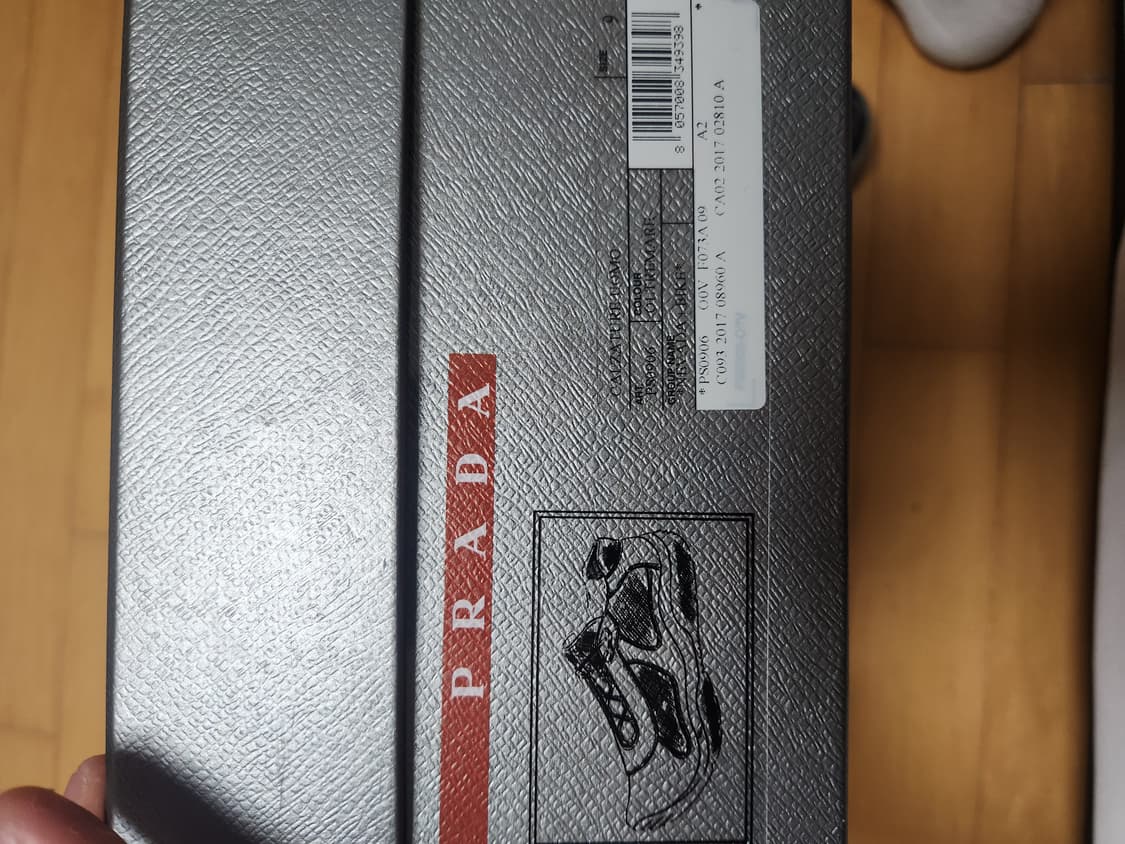 (마지막가격)프라다 아메리카컵 네이비 상품이미지8