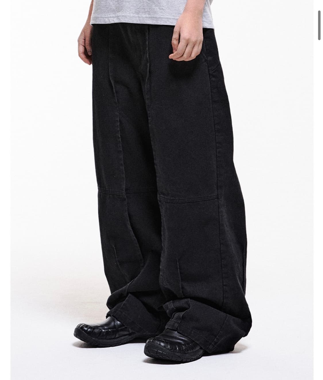 더콜디스트모먼트 TCM stitch pants (black) 상품이미지2