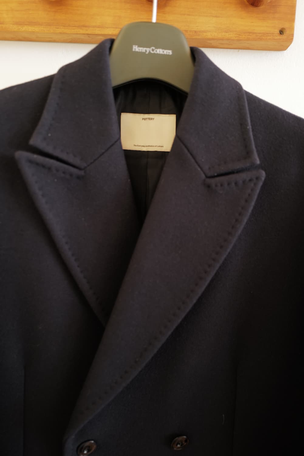 포터리 더블브레스트 코트 2사이즈 상품이미지2