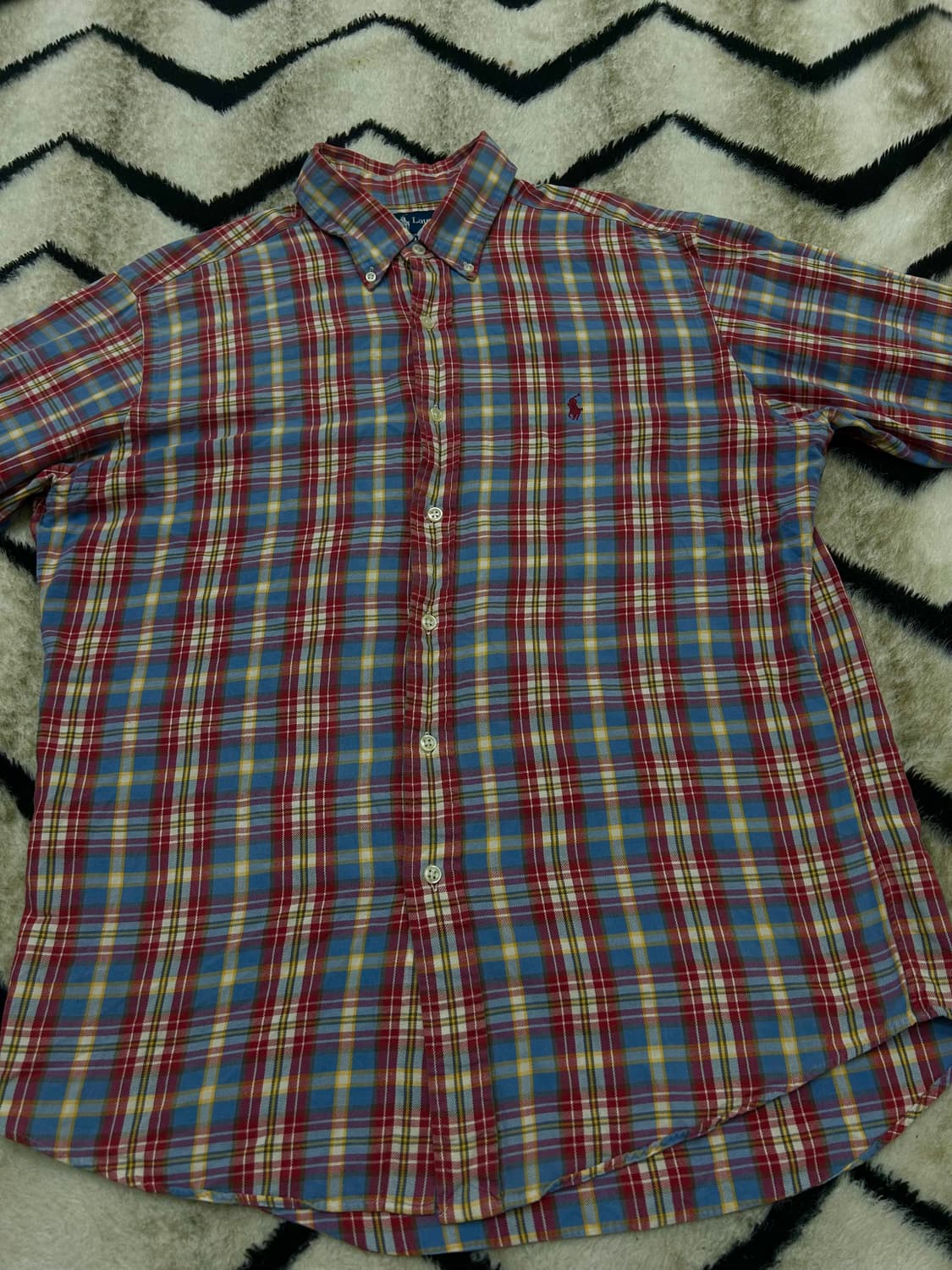 [L]폴로랄프로렌 90s 체크 코튼 셔츠 상품이미지3