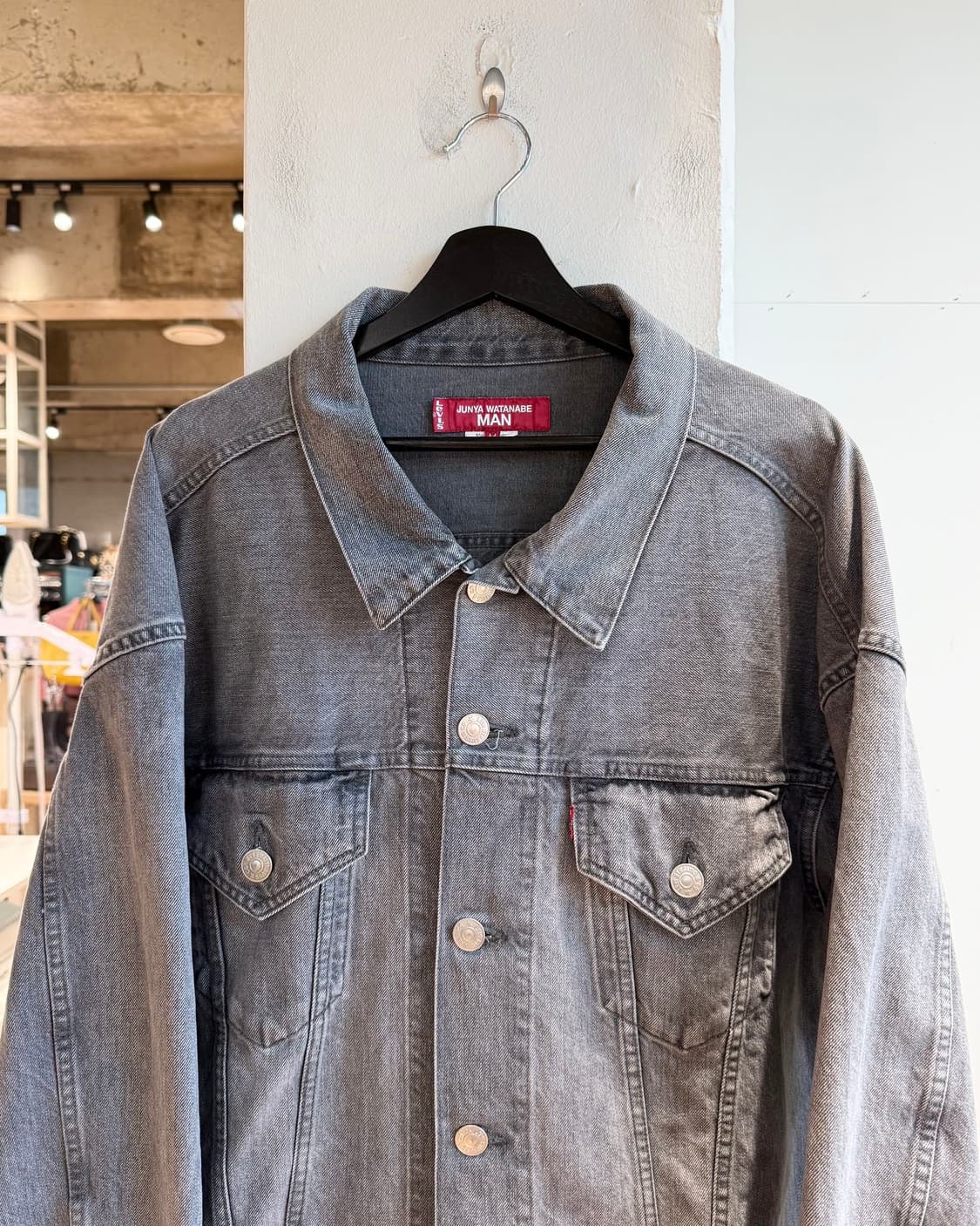 준야 와타나베 맨 x 리바이스 AD2024 그레이 데님 자켓  상품이미지2