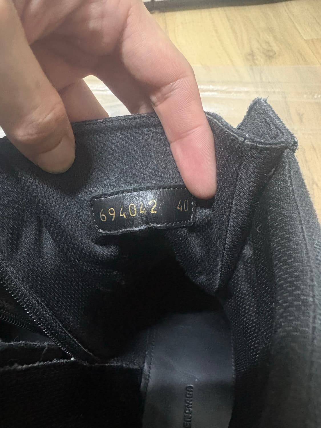 [40] 발렌시아가 컴뱃 스트라이크 20mm 부츠 블랙 팝니다 상품이미지5