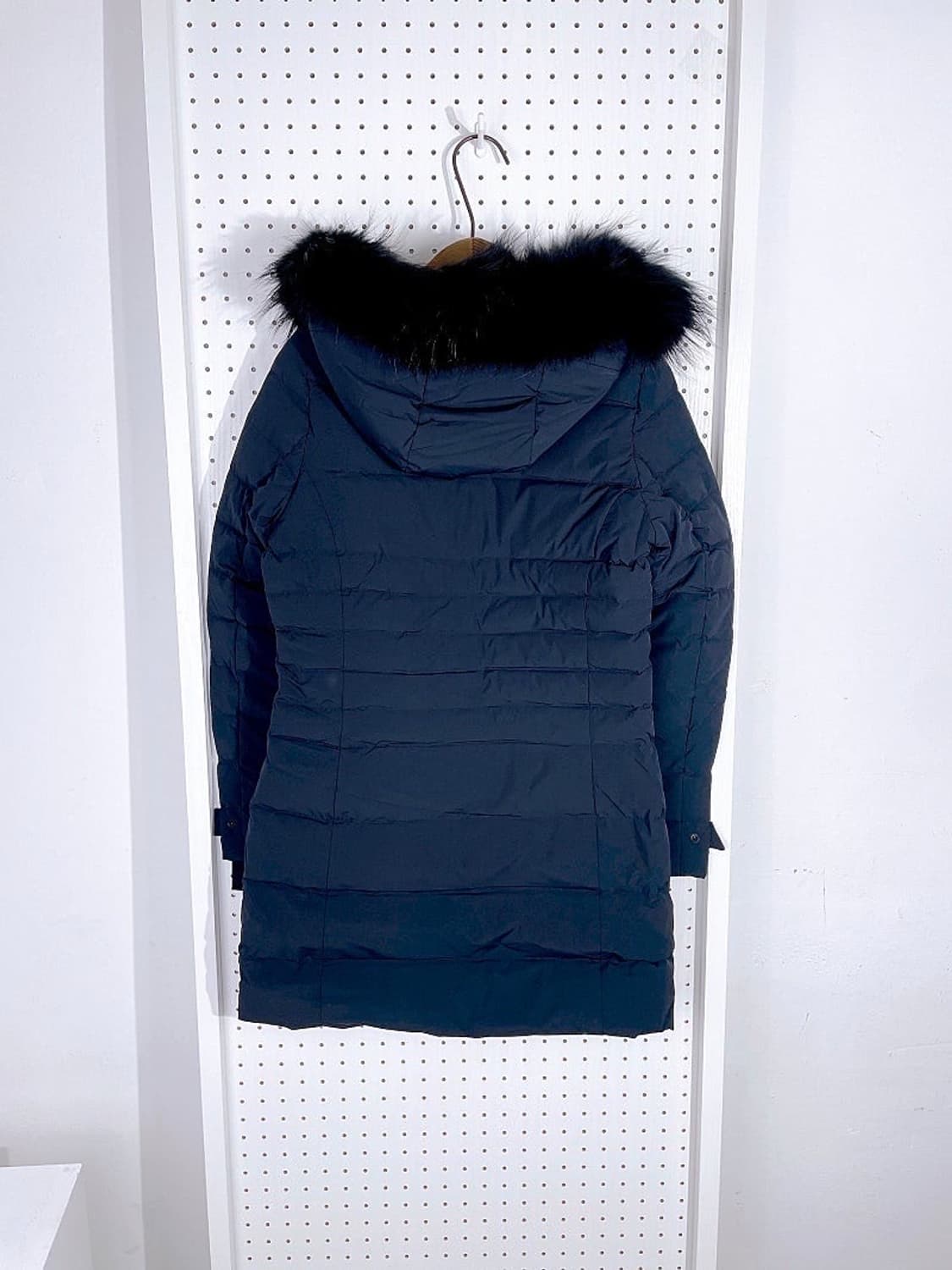 (정품/새상품) 혼마 여성 블랙 롱 다운 점퍼 상품이미지3