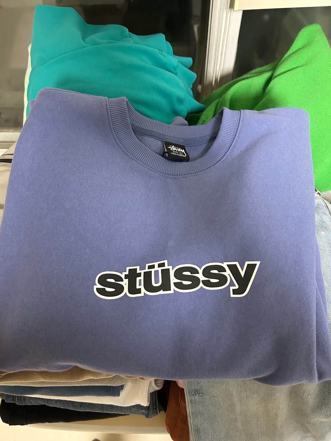 (L) 스투시 맨투맨 상품이미지1