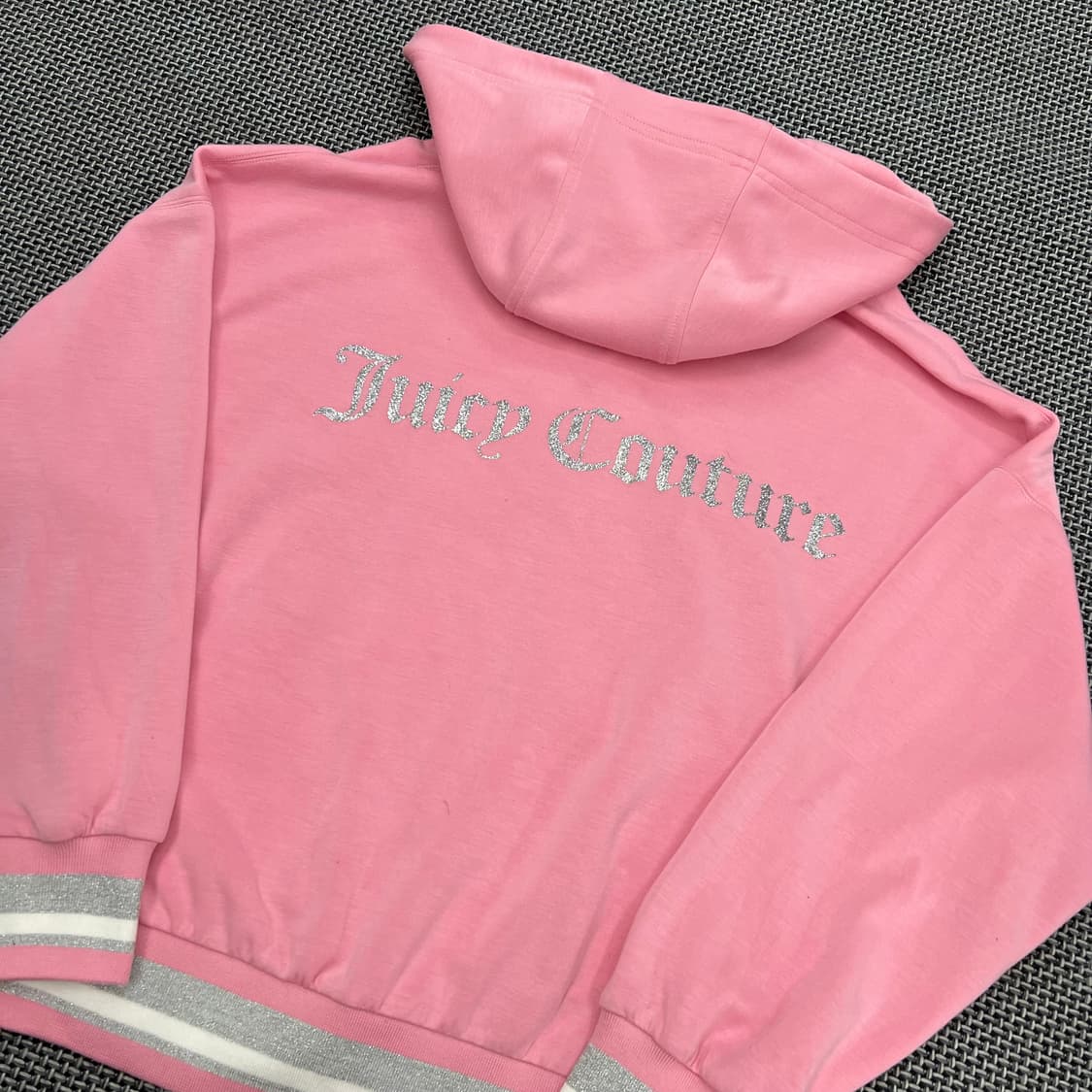 쥬시꾸뛰르 핑크 후드집업 상품이미지1