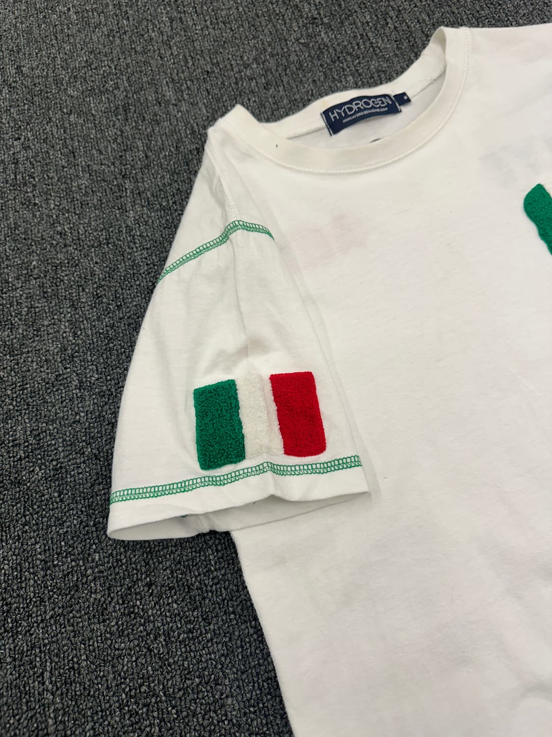 M) HYDROGEN ITALY 빈티지 반팔티셔츠 상품이미지2