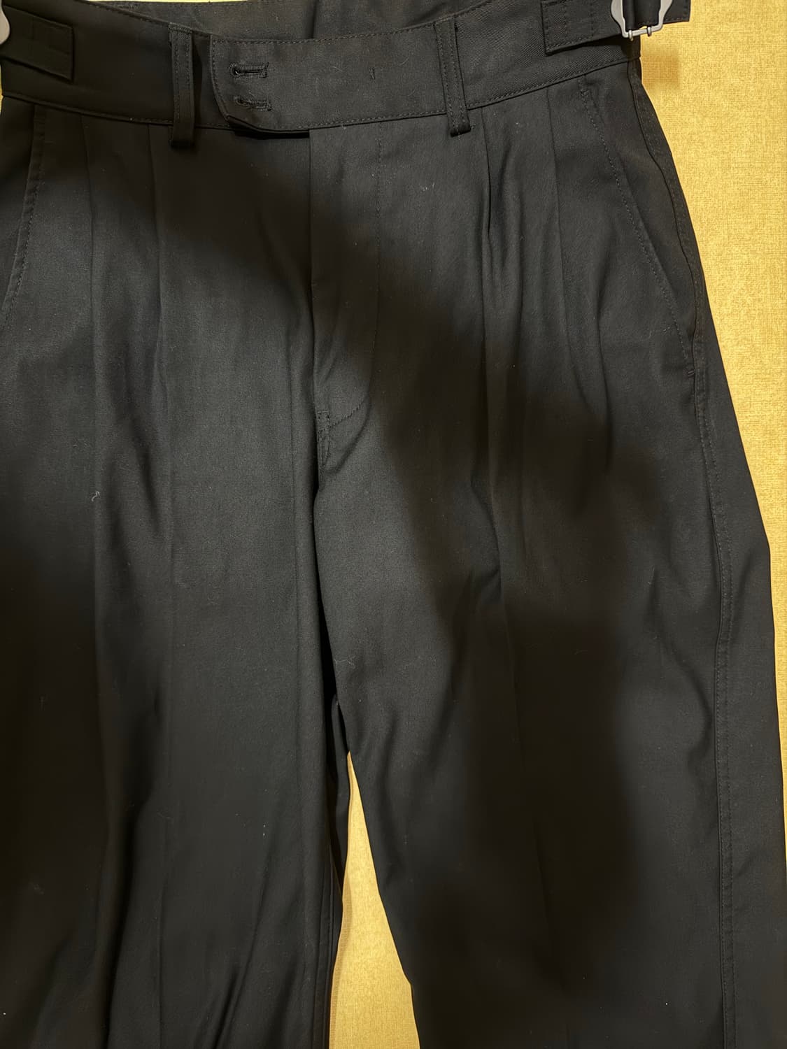 Another Office 산티아고 슬랙스 스탠다드 블랙 상품이미지5