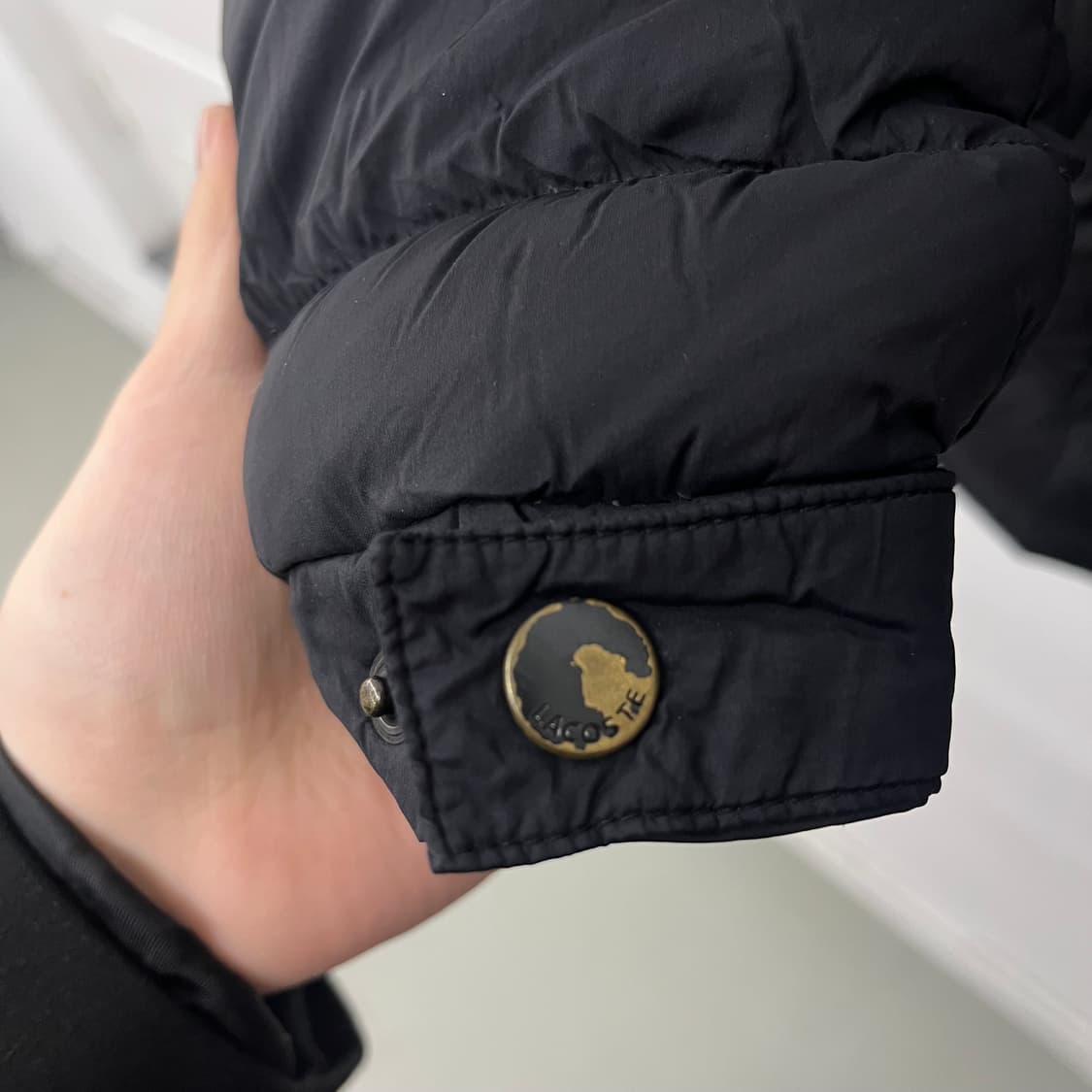 라코스테 블랙 패딩 점퍼 XL 상품이미지4