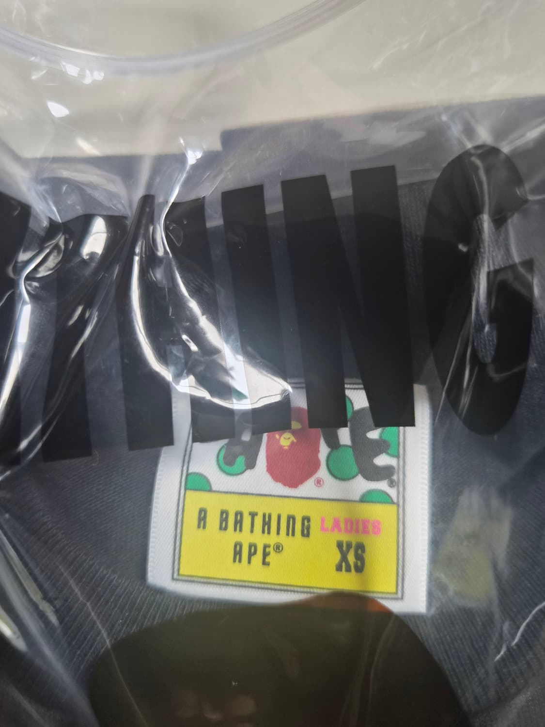 베이프 정품 XS 에이비씨 카모 마일로 온 에이프 반팔티 상품이미지4