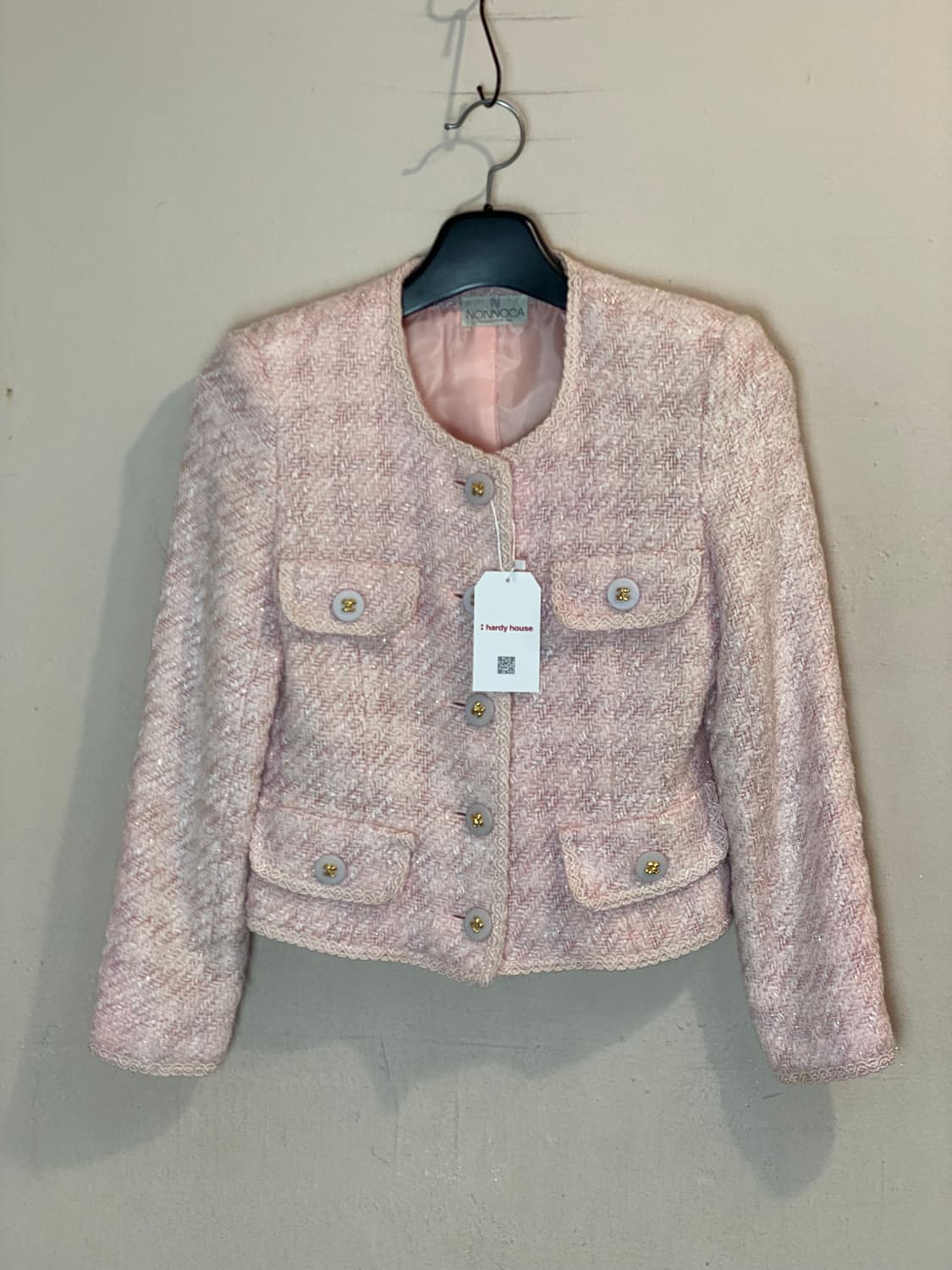 빈티지 트위드 크롭 자켓 상품이미지1