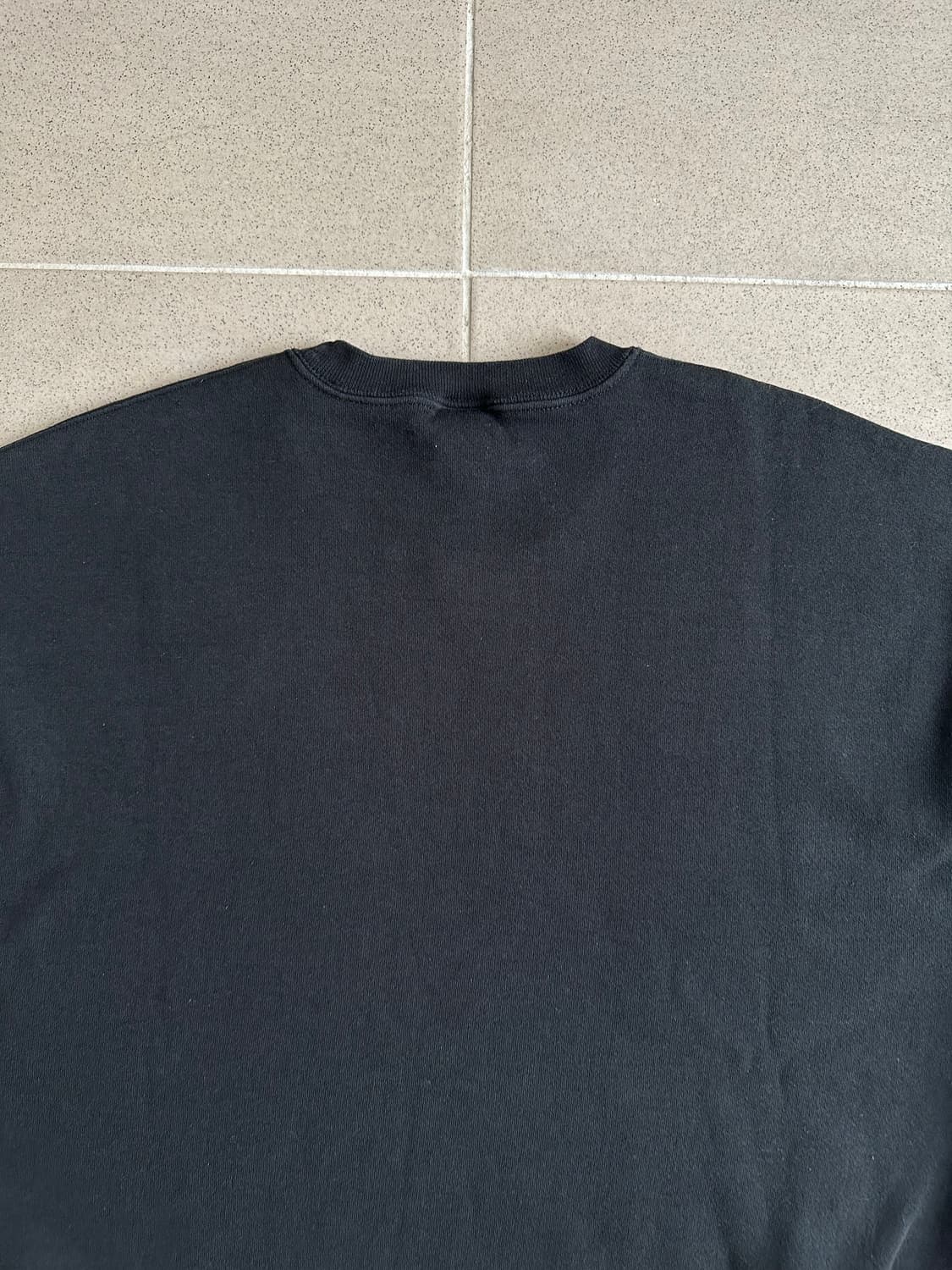 90s 빈티지 러셀 스웻셔츠 블랙 XL 상품이미지5