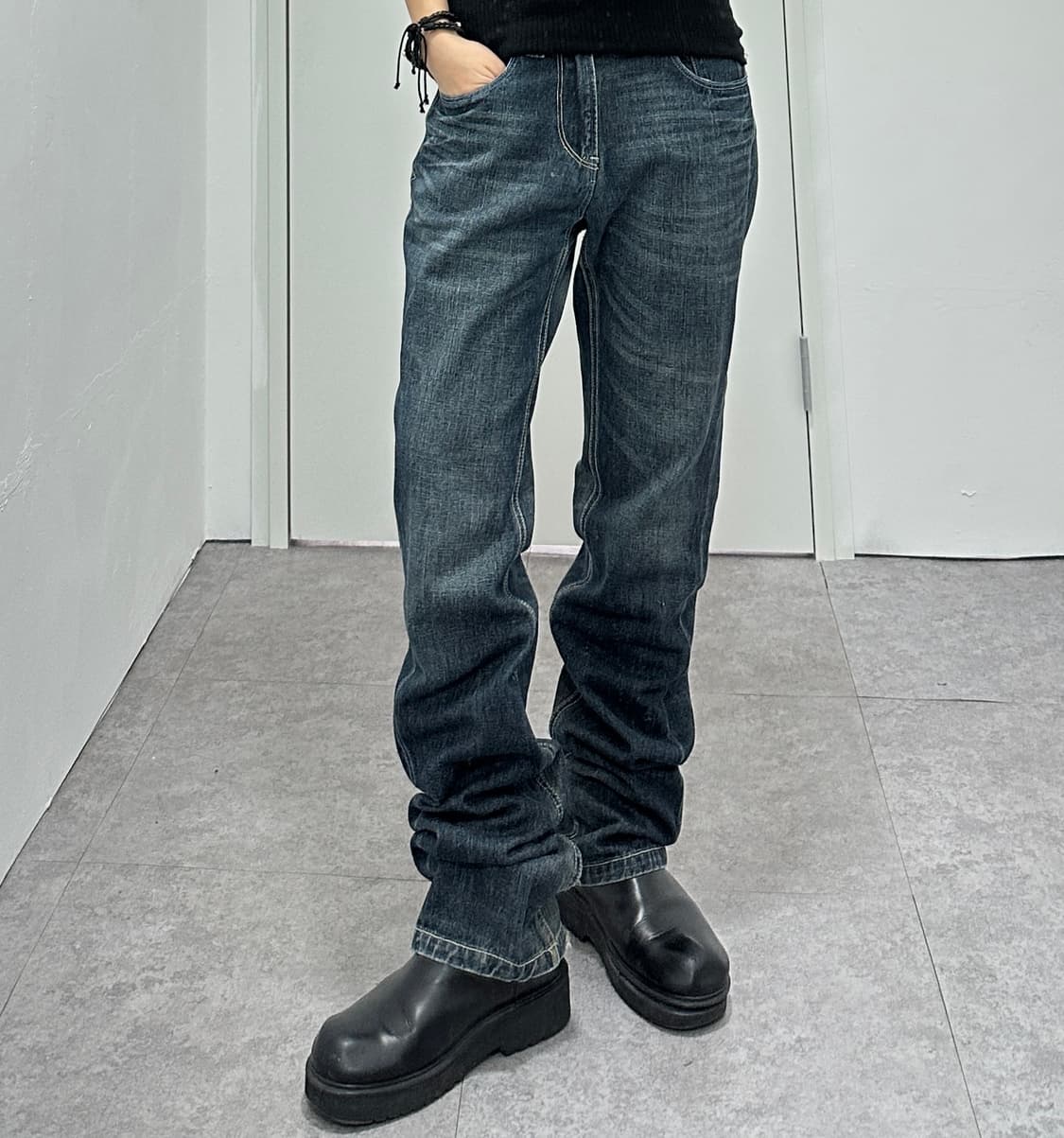 Vintage NKNE jeans washing denim pants 상품이미지2