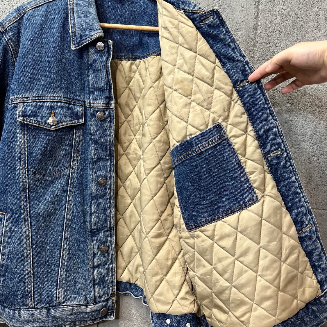 80s Camargue 데님 트러커 자켓 made in GERMANY  상품이미지3