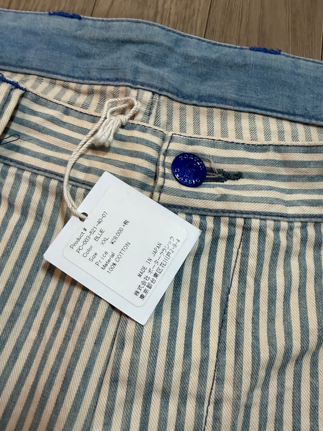 Porterclassic summer hickory shorts xxl 상품이미지3