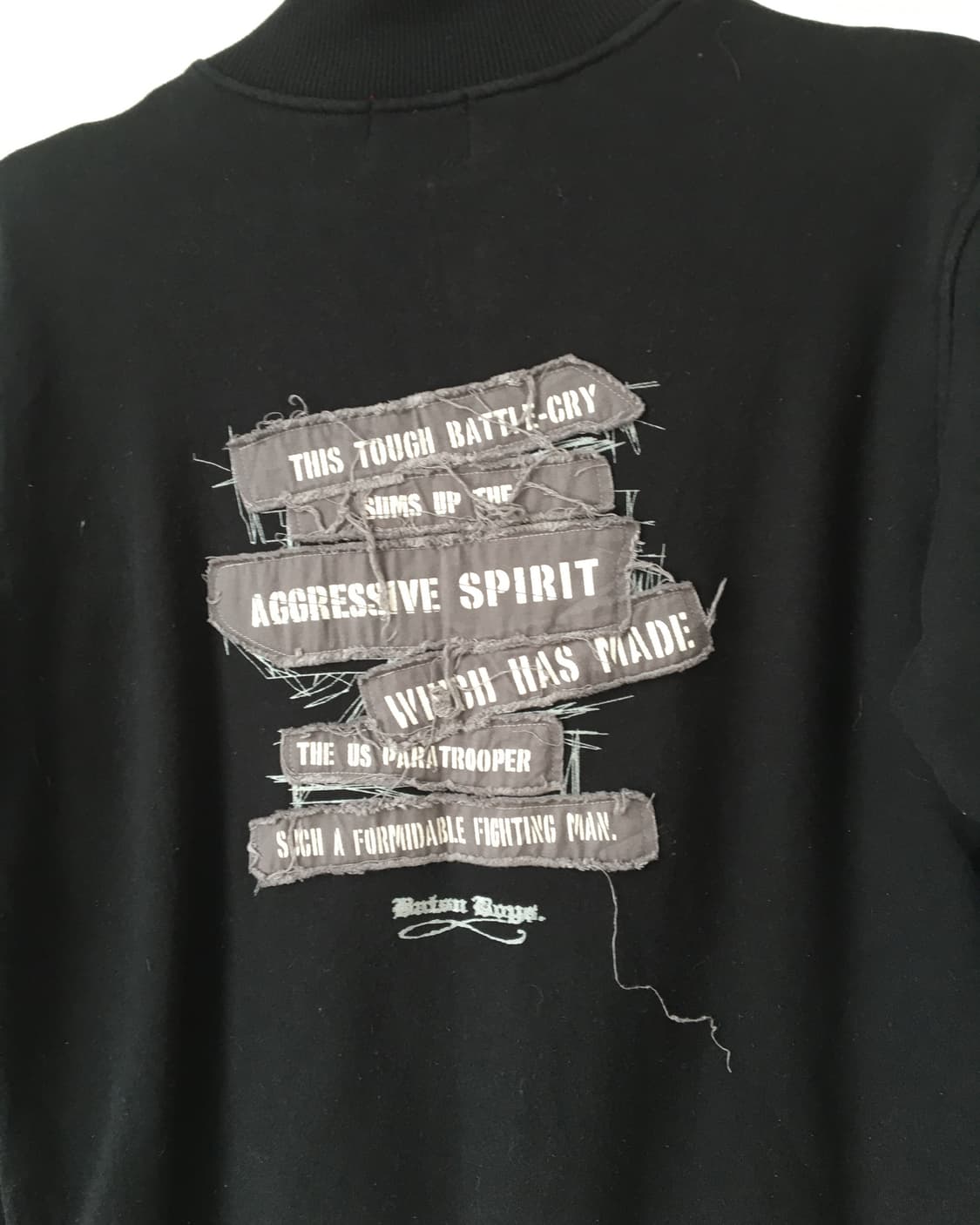 Back patch point high neck zip up 상품이미지5