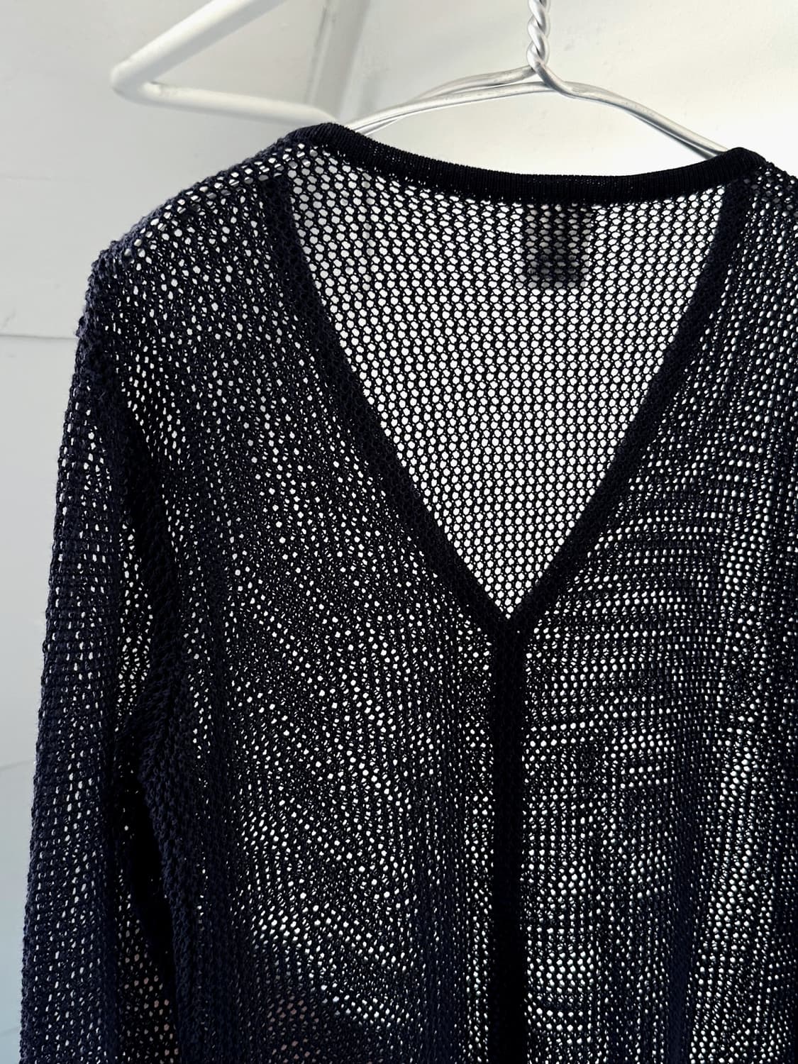 Cotton loose knitted design cardigan 상품이미지9