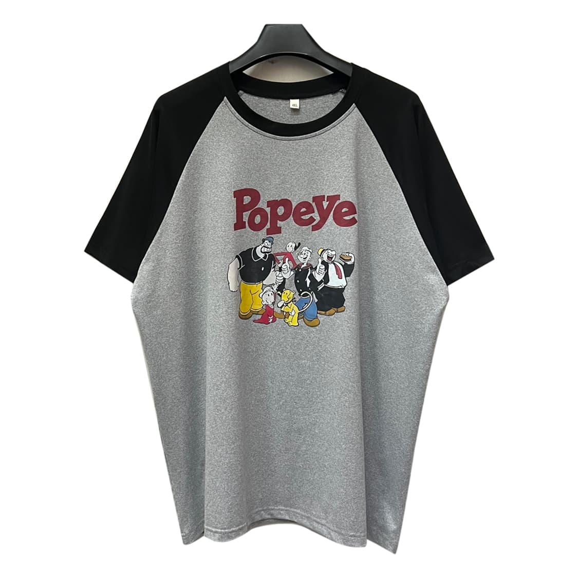 VTG 뽀빠이 래글런 반팔티 4XL 상품이미지1
