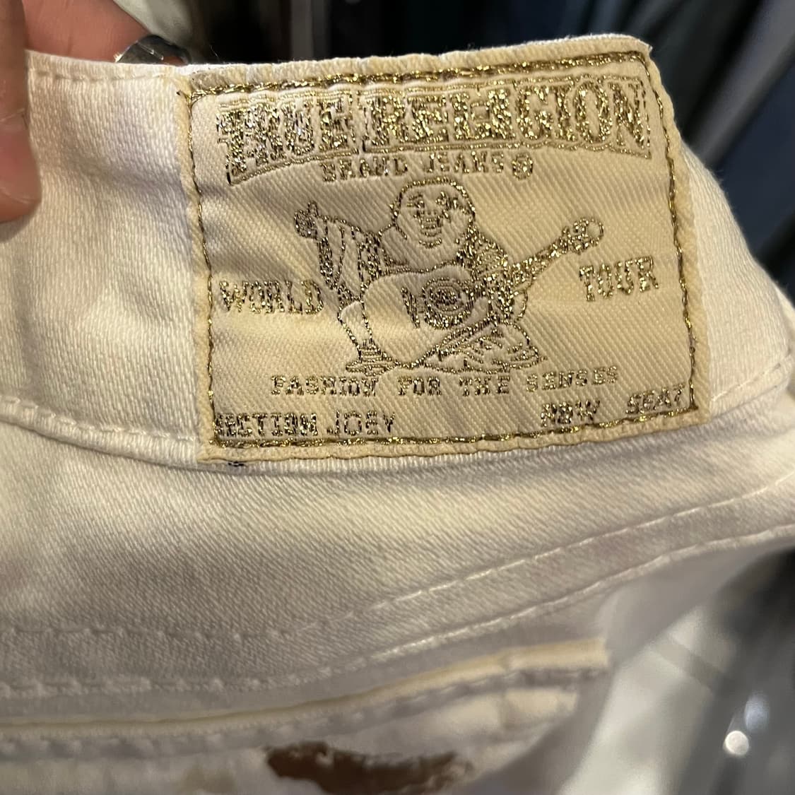 트루릴리젼 화이트•골드 부츠컷 데님팬츠 24 상품이미지6