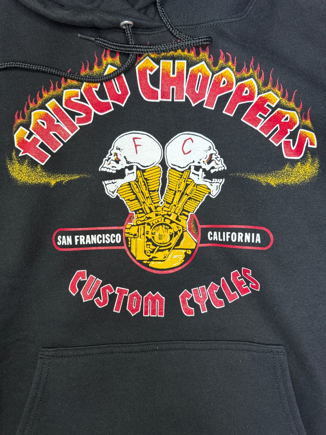 빈티지 프리스코 차퍼스 FRISCO CHOPPERS 로고 후디 S 상품이미지4