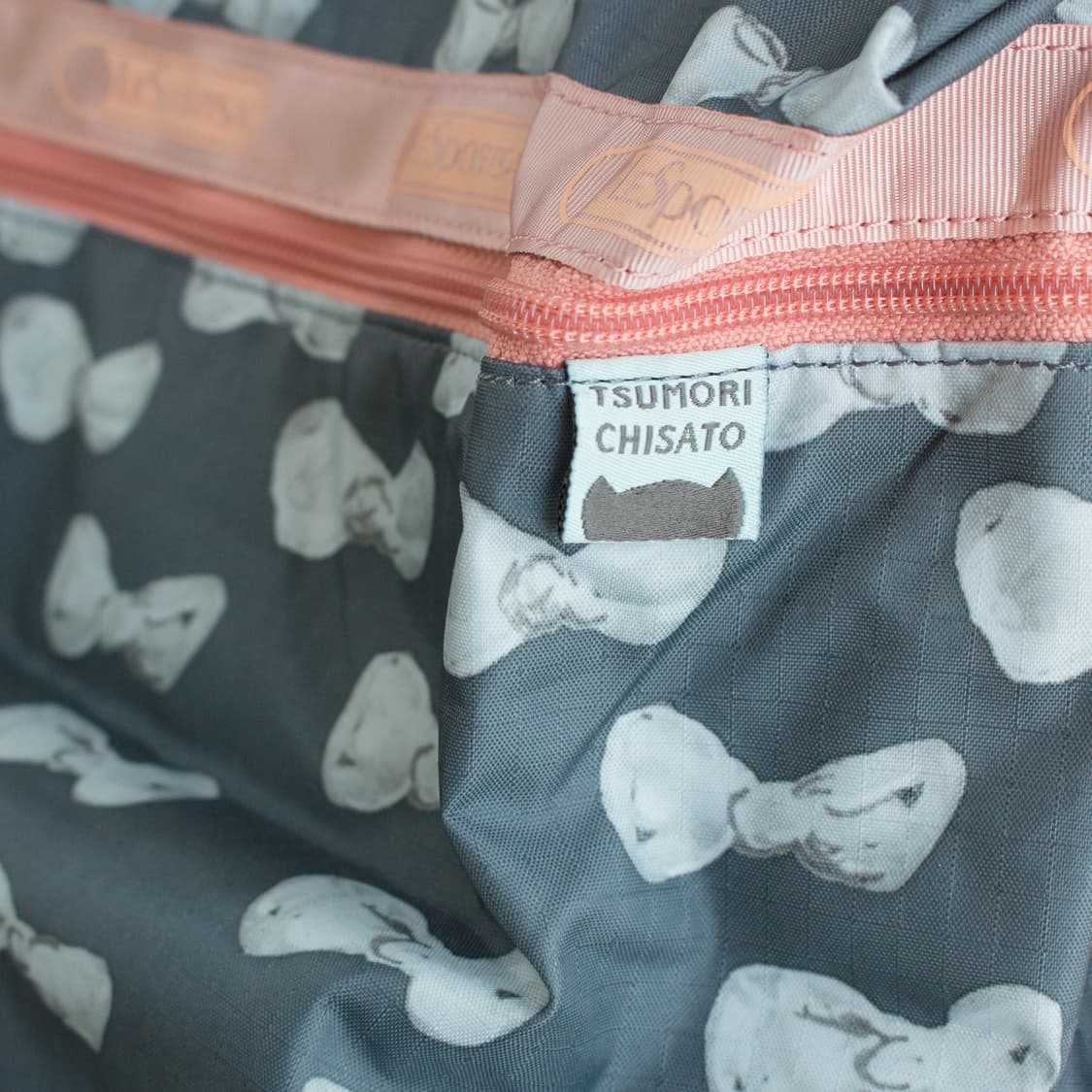 츠모리치사토 x Lesportsac 리본 배낭과 야옹 파우치 상품이미지4