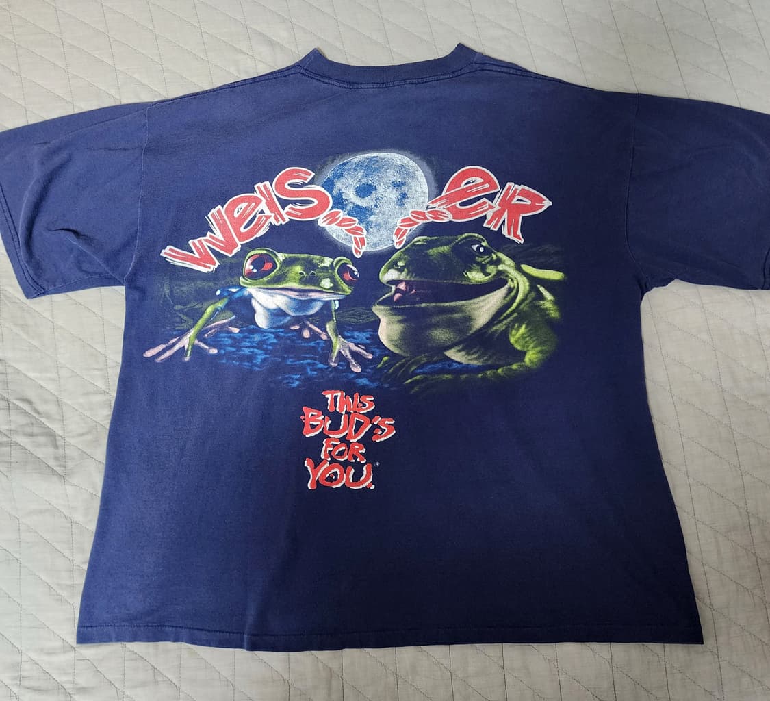 [XL] 90s 버드와이저 프로모 빈티지 티셔츠 상품이미지6