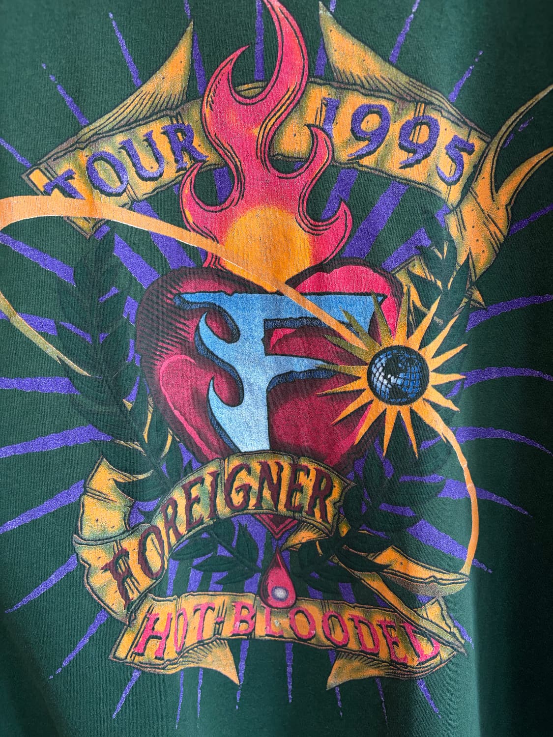 1995 Foreigner 투어 티셔츠 상품이미지4