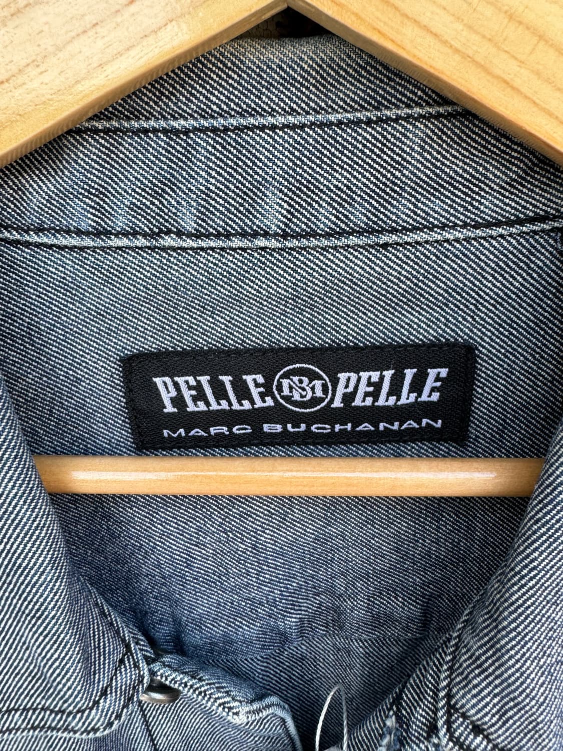 00s pellepelle 펠레펠레 올드 힙합 데님 트러커 자켓 상품이미지6