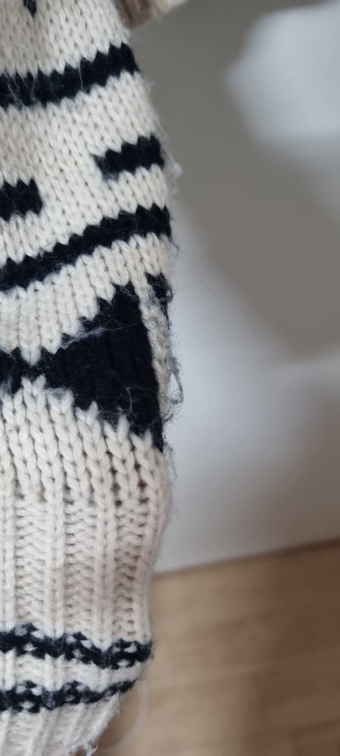 노르딕 패턴 니트 가디건 새옷 상품이미지3