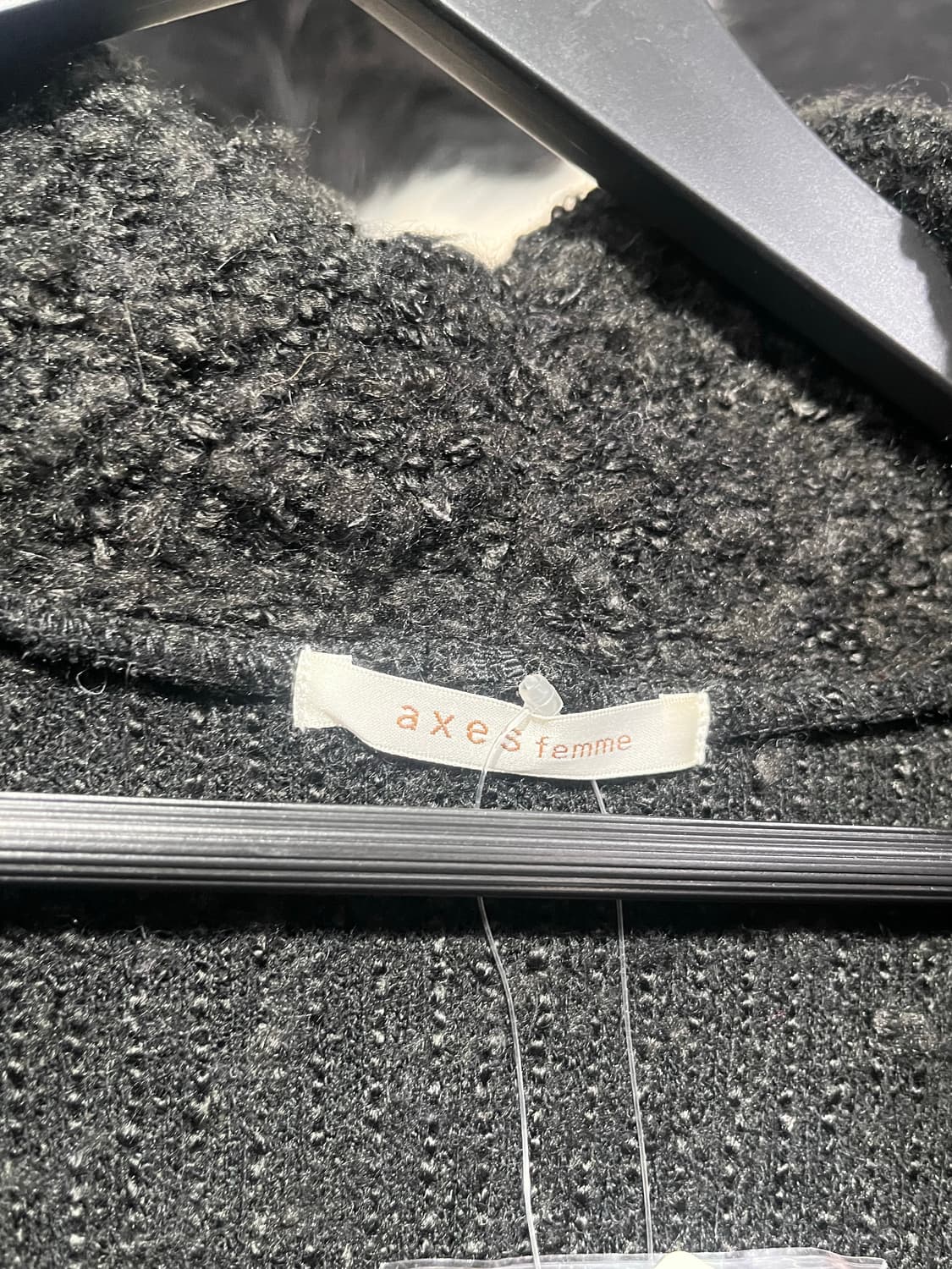 액시즈팜 빅 카라 레이스 가디건 상품이미지3